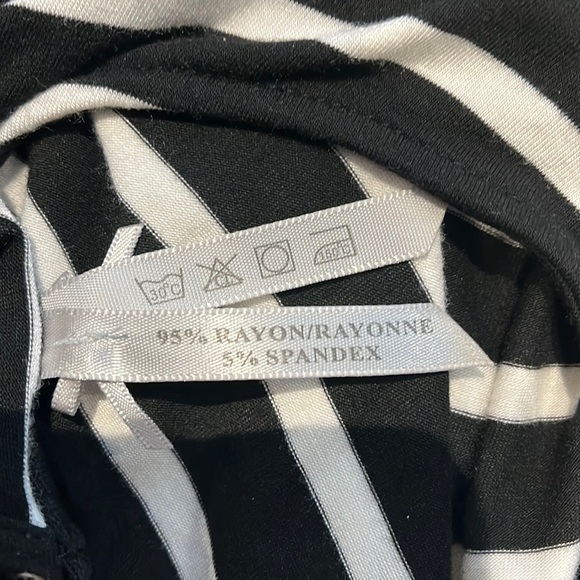 Striped maxi dress with side slits - Picture 8 of 8